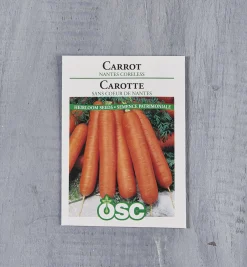 OSC Carrot Seed Packets