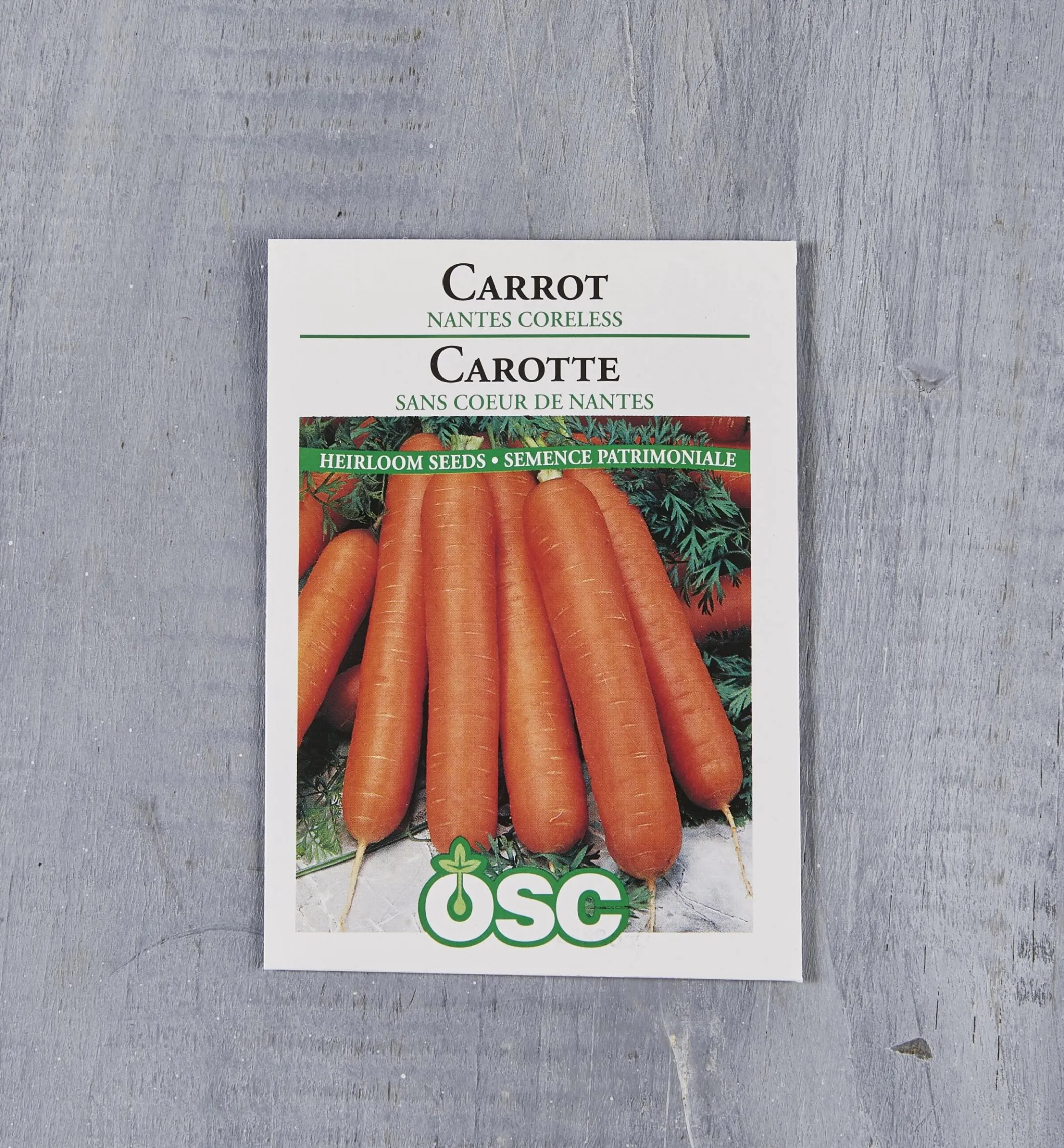 OSC Carrot Seed Packets