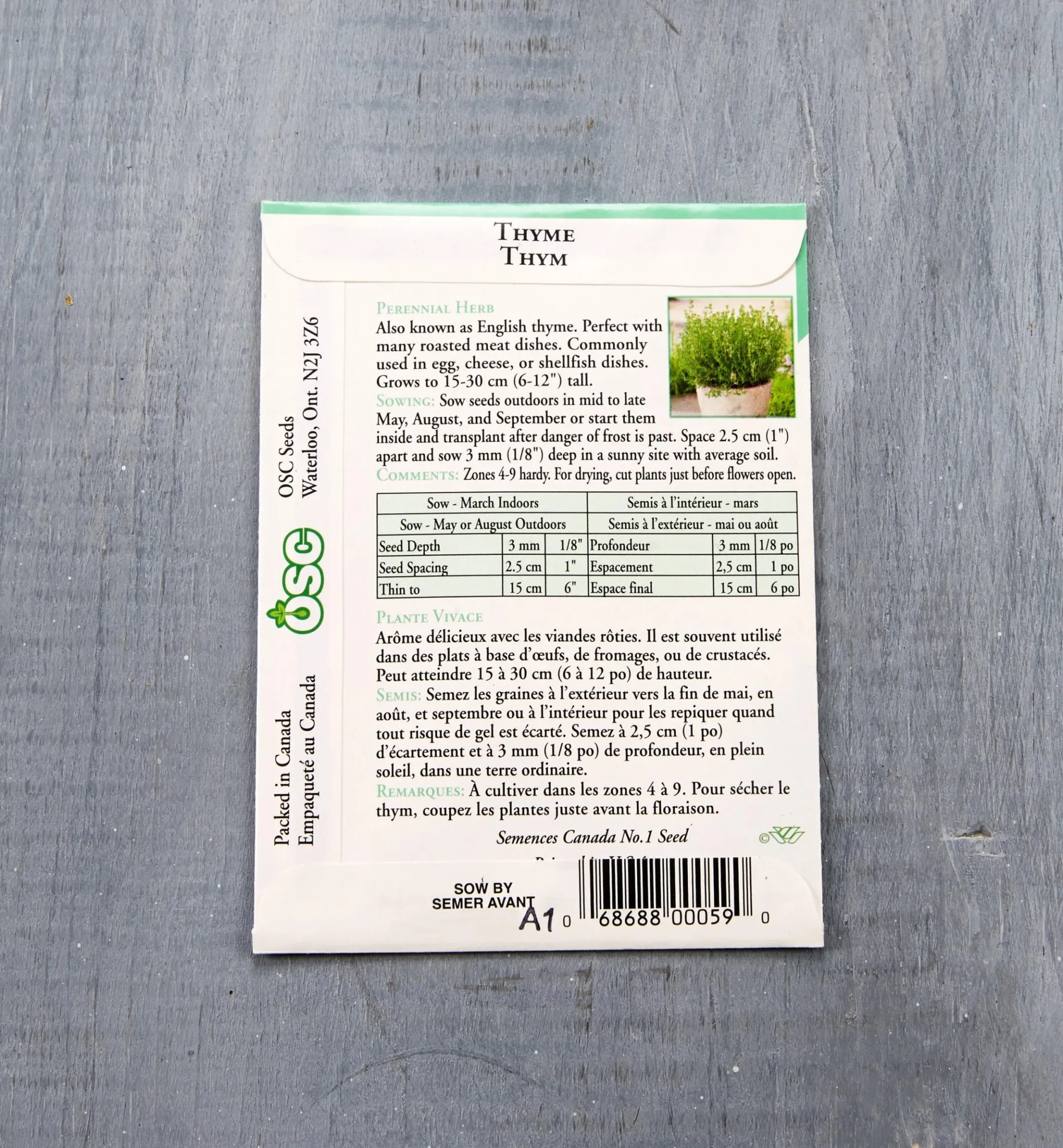 OSC Herb Seed Packets