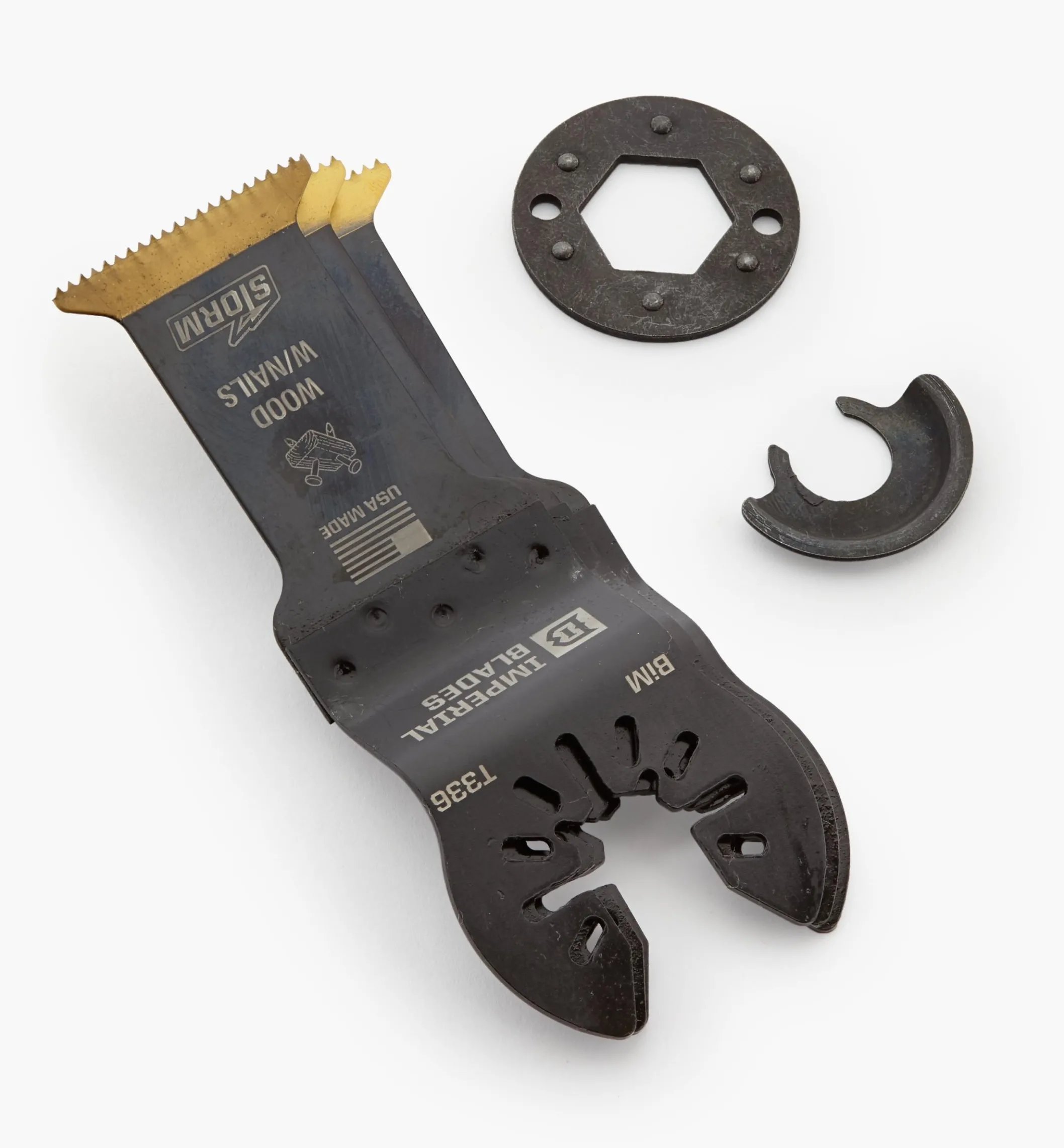 Oscillating Multi-Tool Titanium Nitride Coated Bimetal Cutters By Imperial Blades