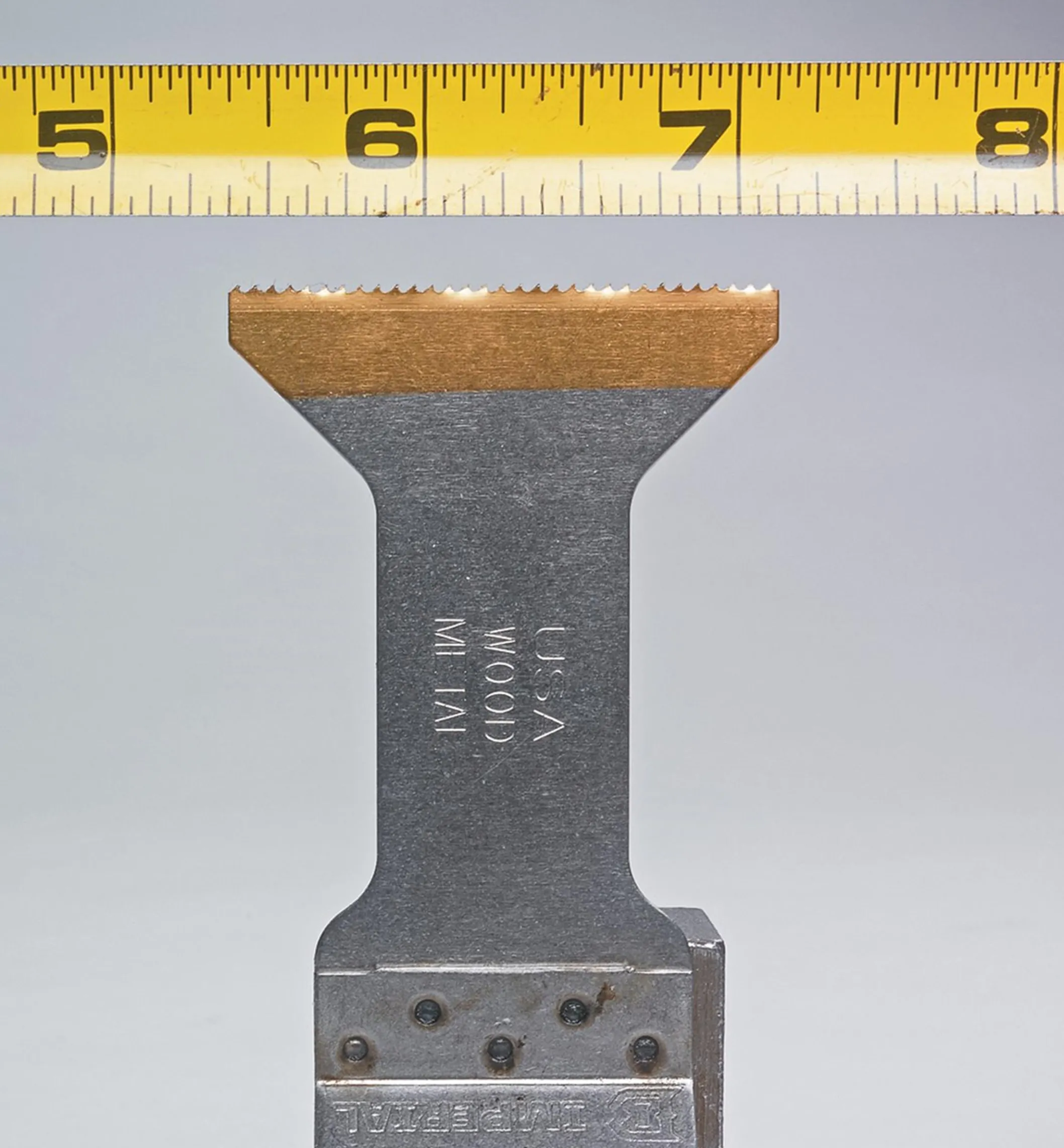 Oscillating Multi-Tool Titanium Nitride Coated Bimetal Cutters By Imperial Blades