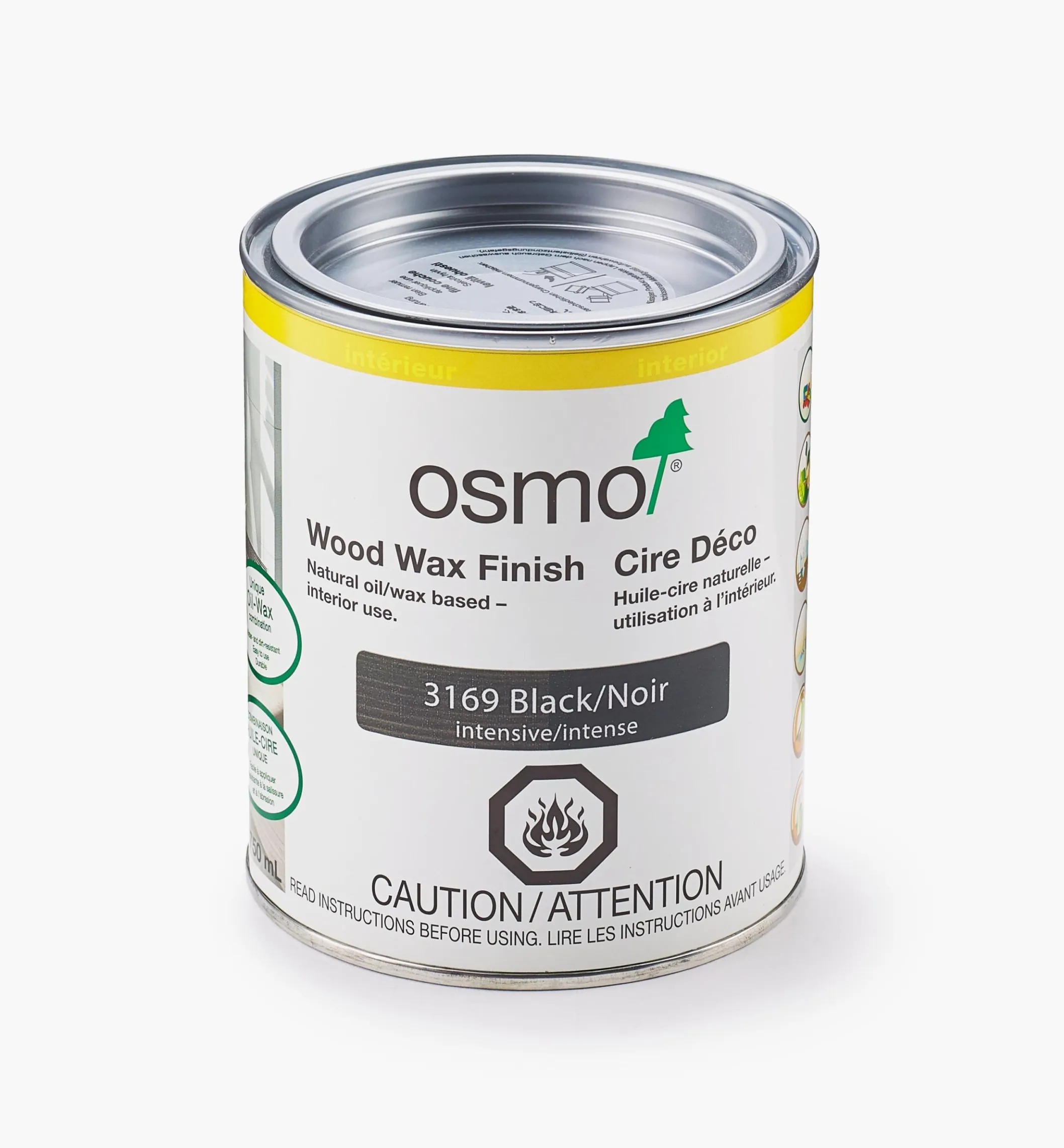 Osmo Black Wood Wax Intensive Finish