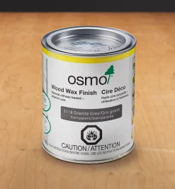 Osmo Granite Gray Wood Wax Finish
