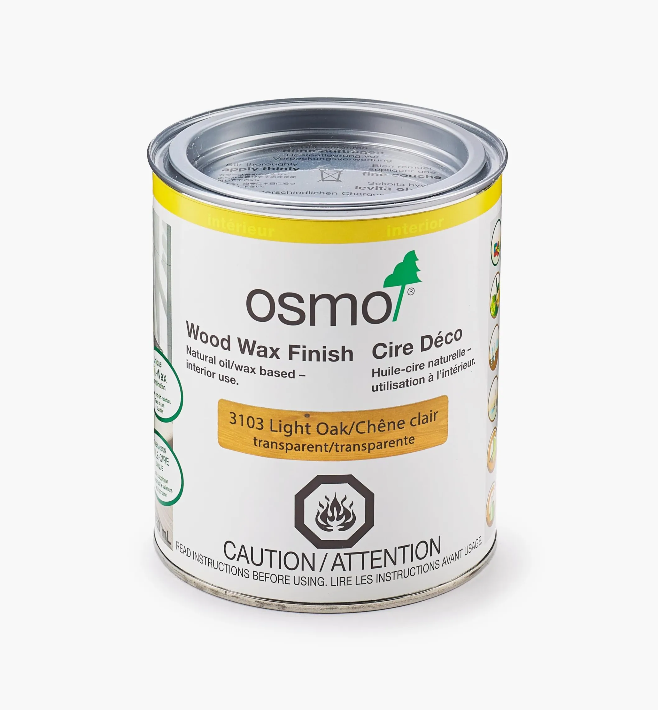 Osmo Light Oak Wood Wax Finish