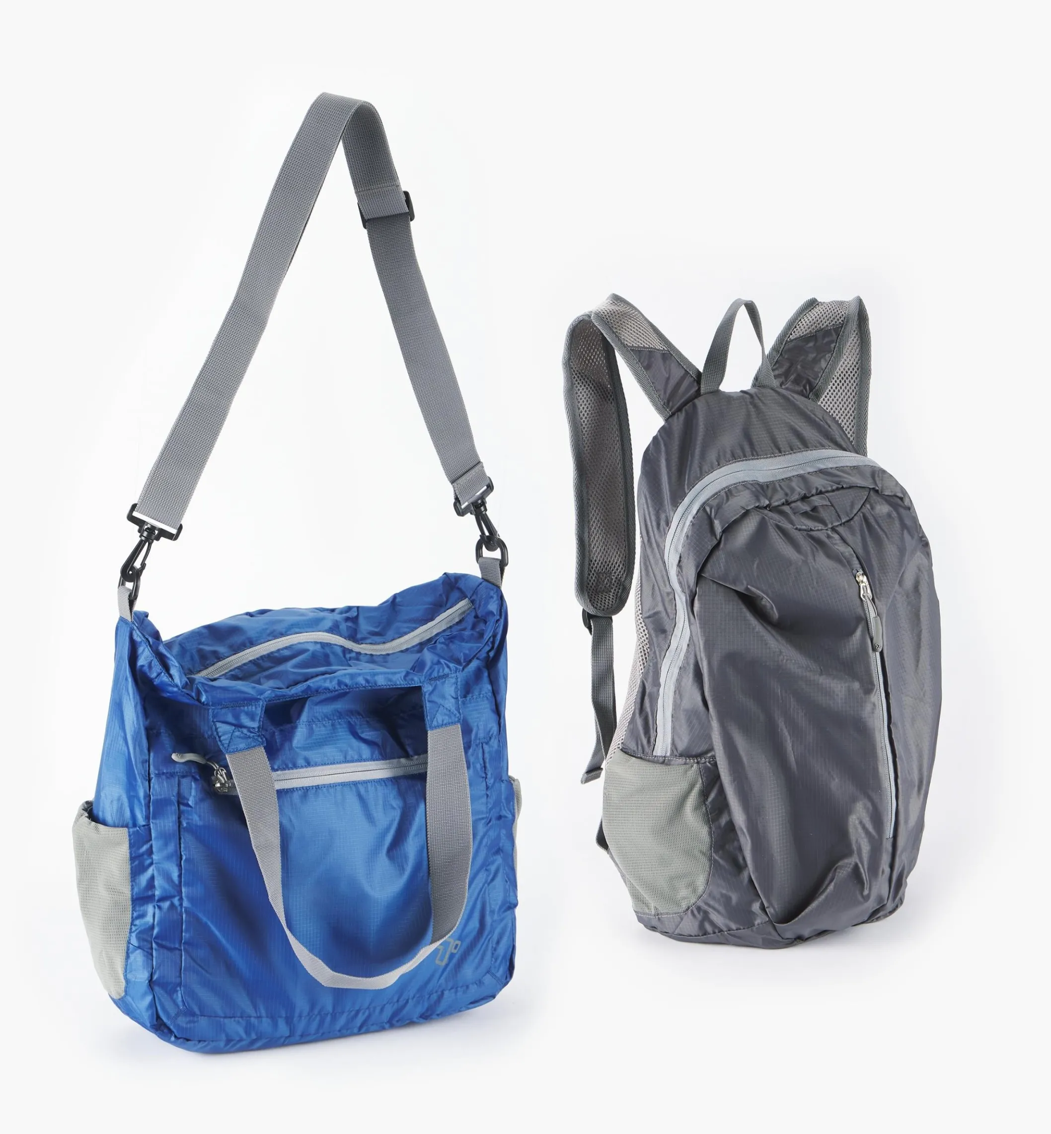 Packable Backpack & Shoulder Bag Set