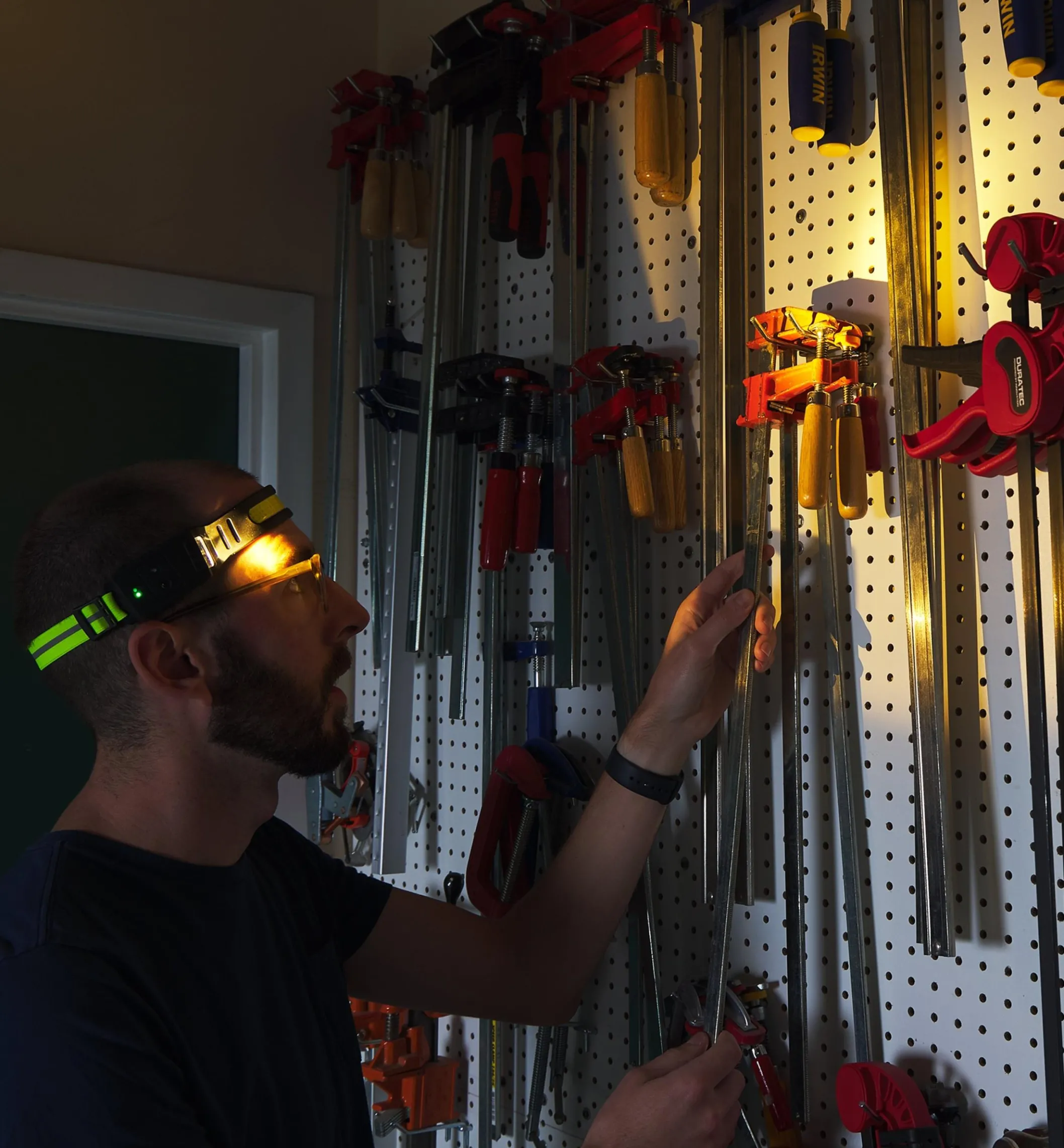 Pair Of Rechargeable COB Headlamps