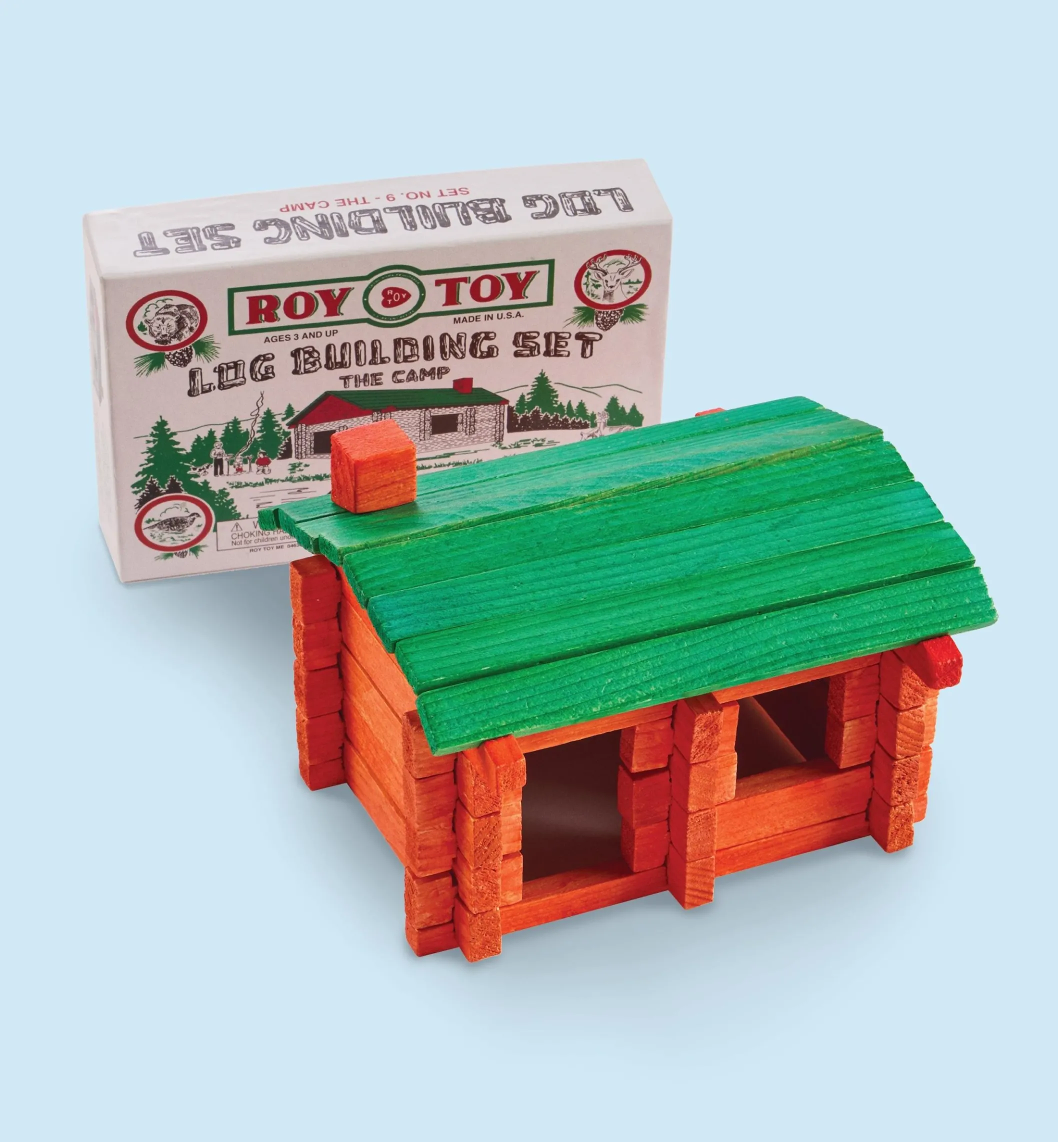 37-Pc. Log Building Set