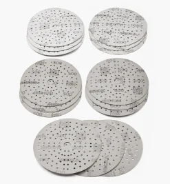 15-Pc. Sample Pack Of Mirka 6" Fine 121-Hole Iridium Grip Discs