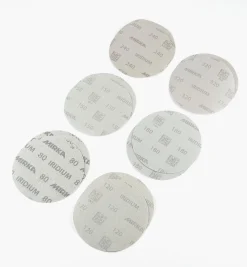 12-Pc. Sample Pack Of Mirka 6" No-Hole Iridium Grip Discs