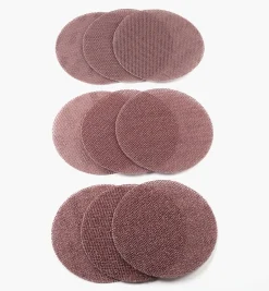 9-Pc. Sample Pack Of Mirka 6" Abranet Ace HD Grip Discs