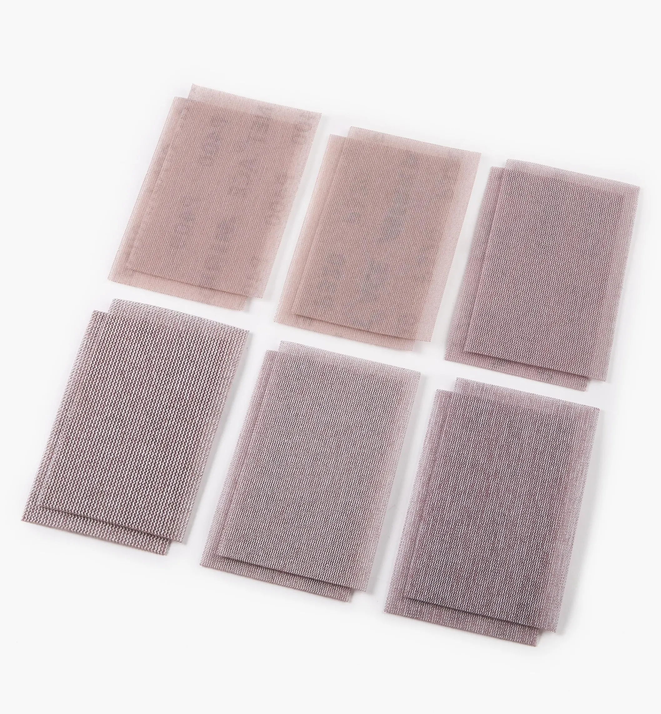 12-Pc. Sample Pack Of Mirka Abranet Ace 3" × 5" Grip Sheets