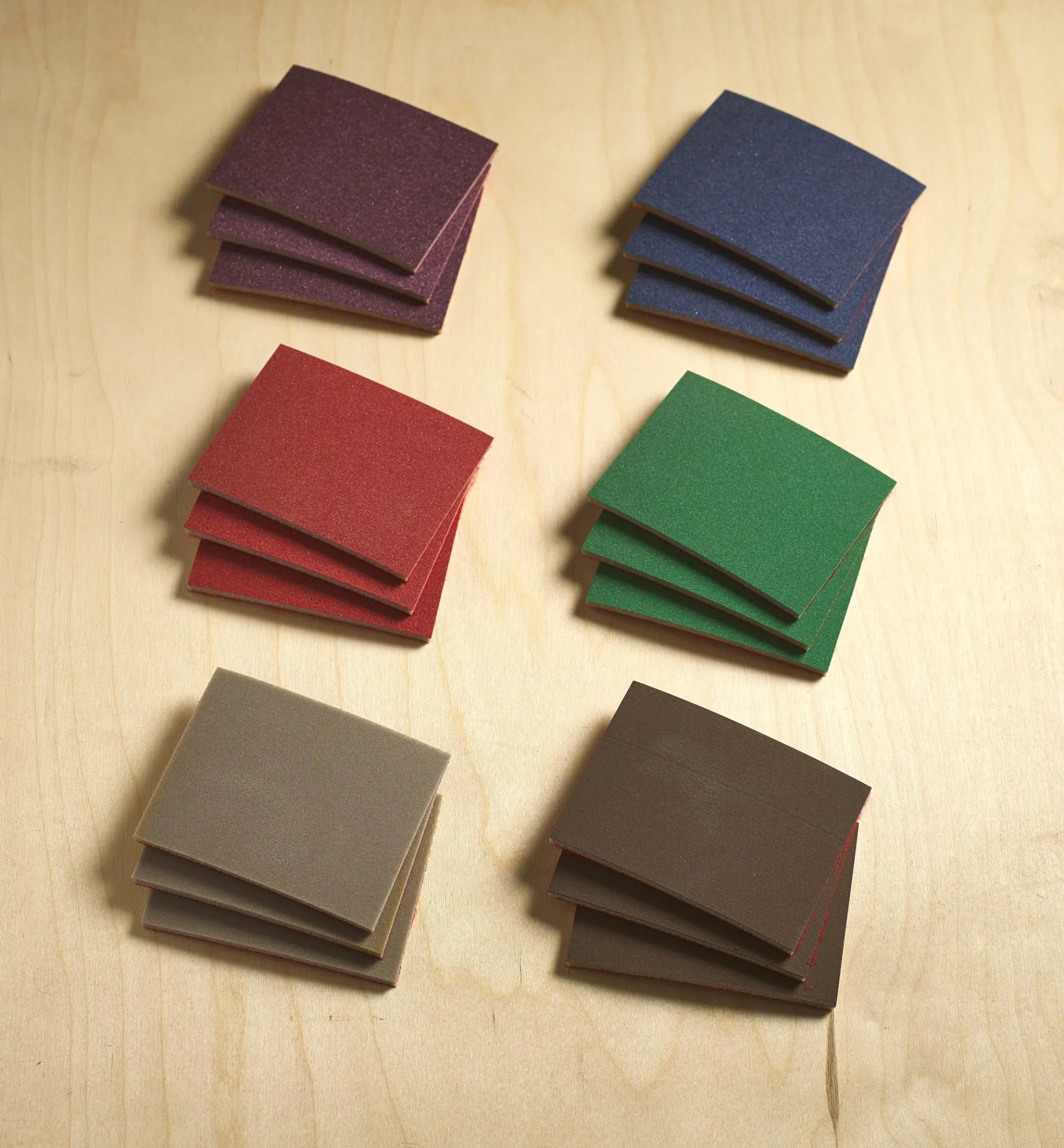 18-Pc. Sample Pack Of Mirka HD 3" × 4" × 5mm Grip Abrasive Sponges