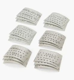 18-Pc. Sample Pack Of Mirka Iridium 3" × 4" 36-Hole Grip Sheets