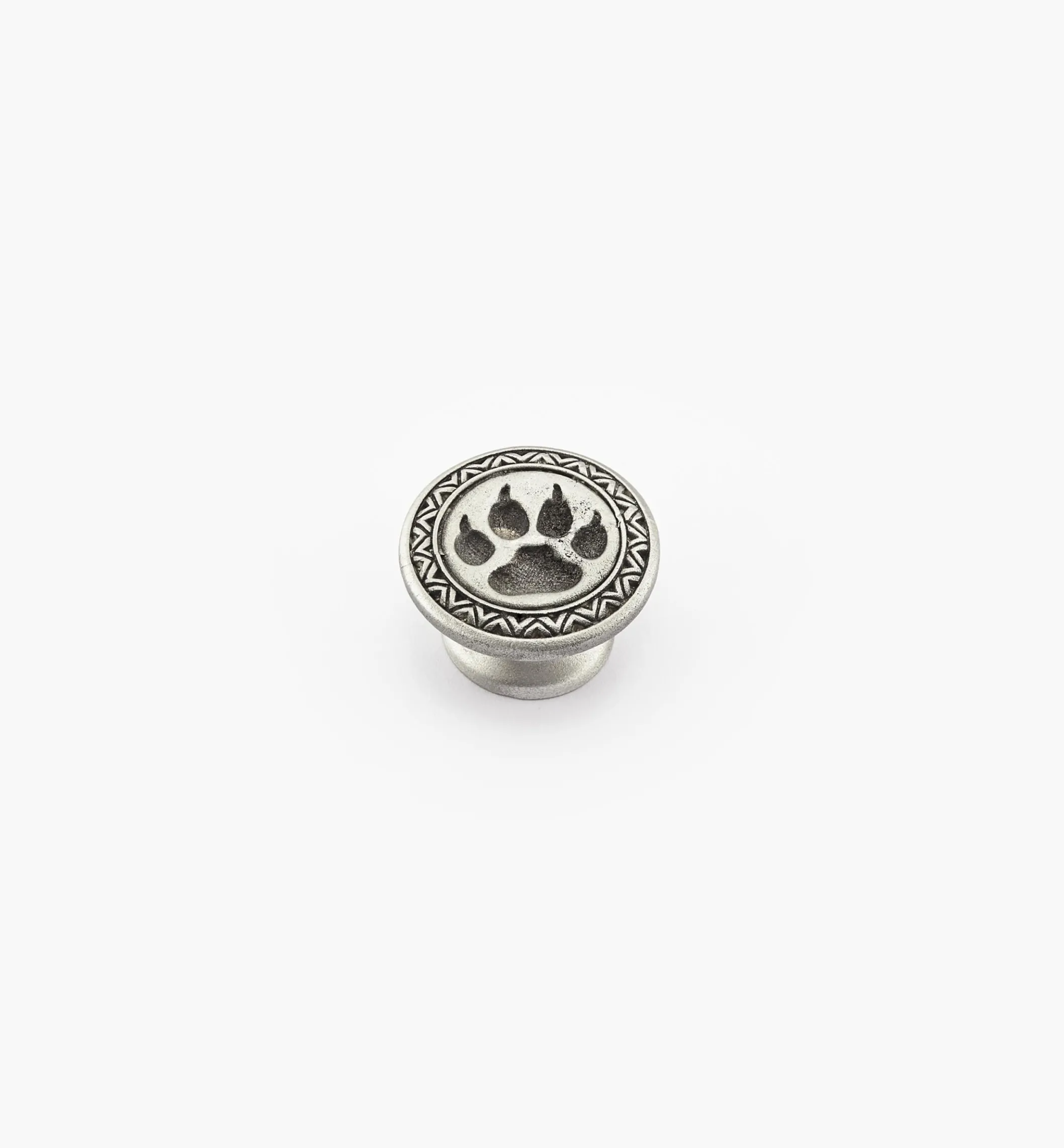 Pewter Wolf Paw Knob