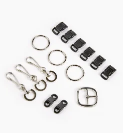 15-Piece Set Of Assorted Paracord Findings