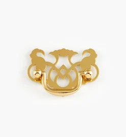 Pierced Brass Cabinet Handles