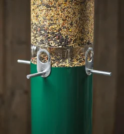 Pole-Mounted Squirrel-Proof Bird Feeder