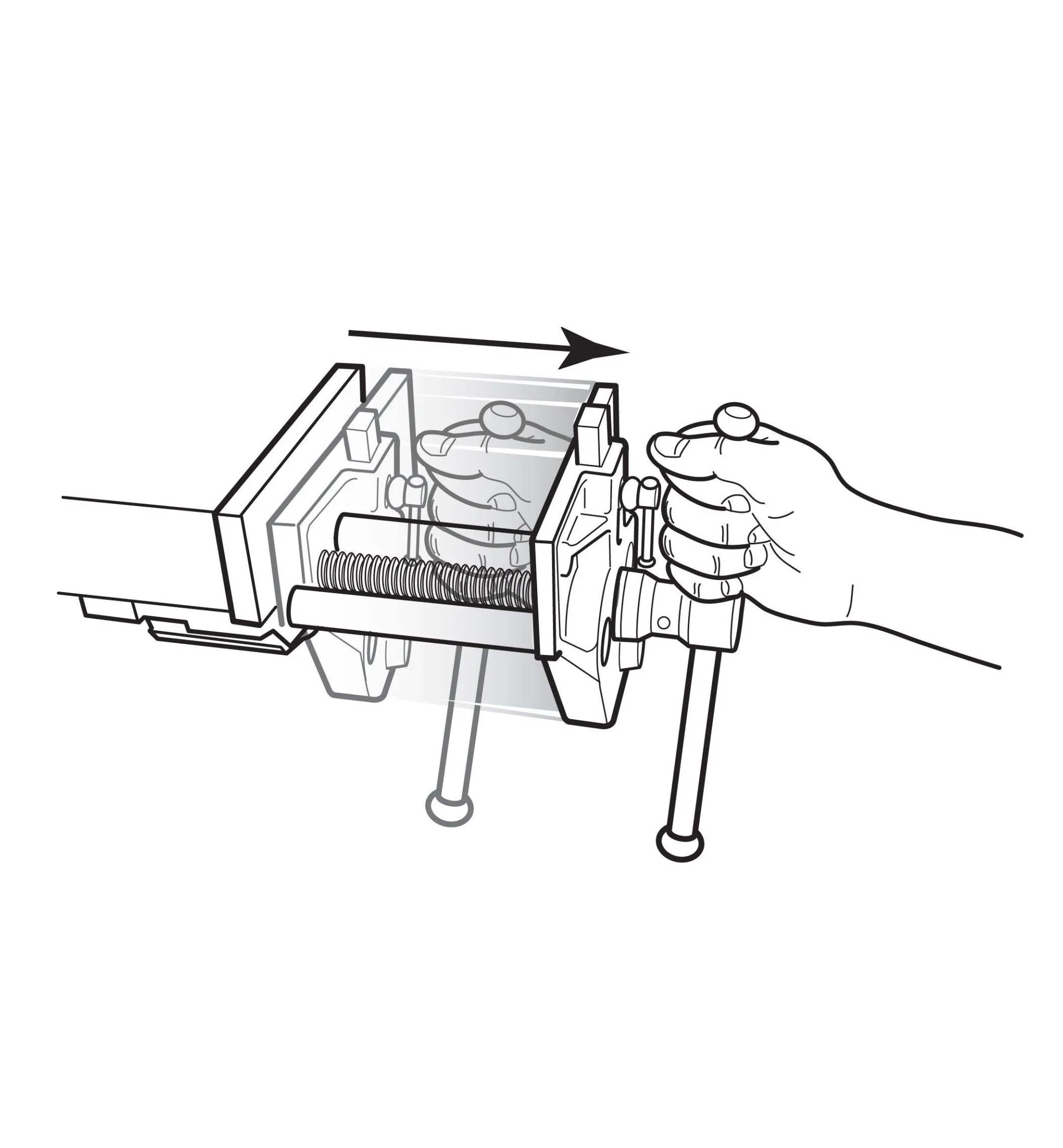 Quick-Release Steel Bench Vises