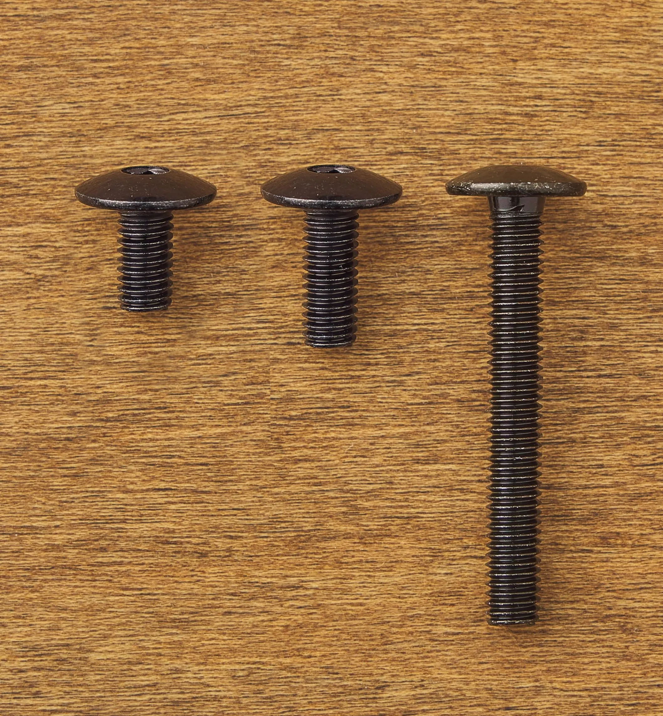Rampa M6 Black Mushroom-Head Bolts