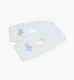 Replacement Filters For Low-Profile Dust Respirator
