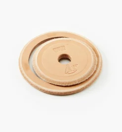 Replacement Profiled Leather Discs For Tormek Profiled Leather Honing Wheel Set