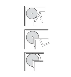 Revolving Shelf Hardware