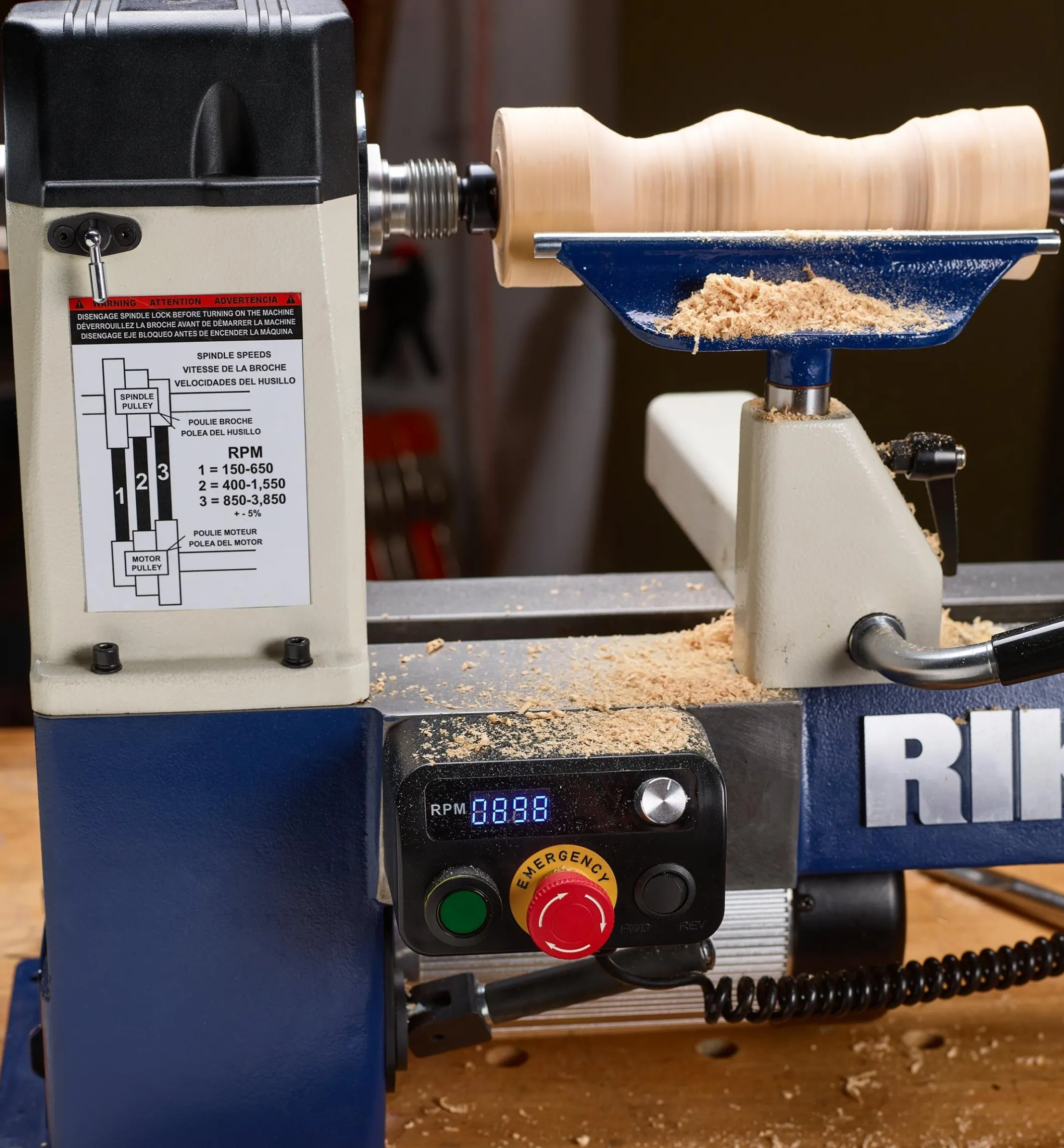 Rikon 14" × 20" Midi Lathe (70-1420VSR)