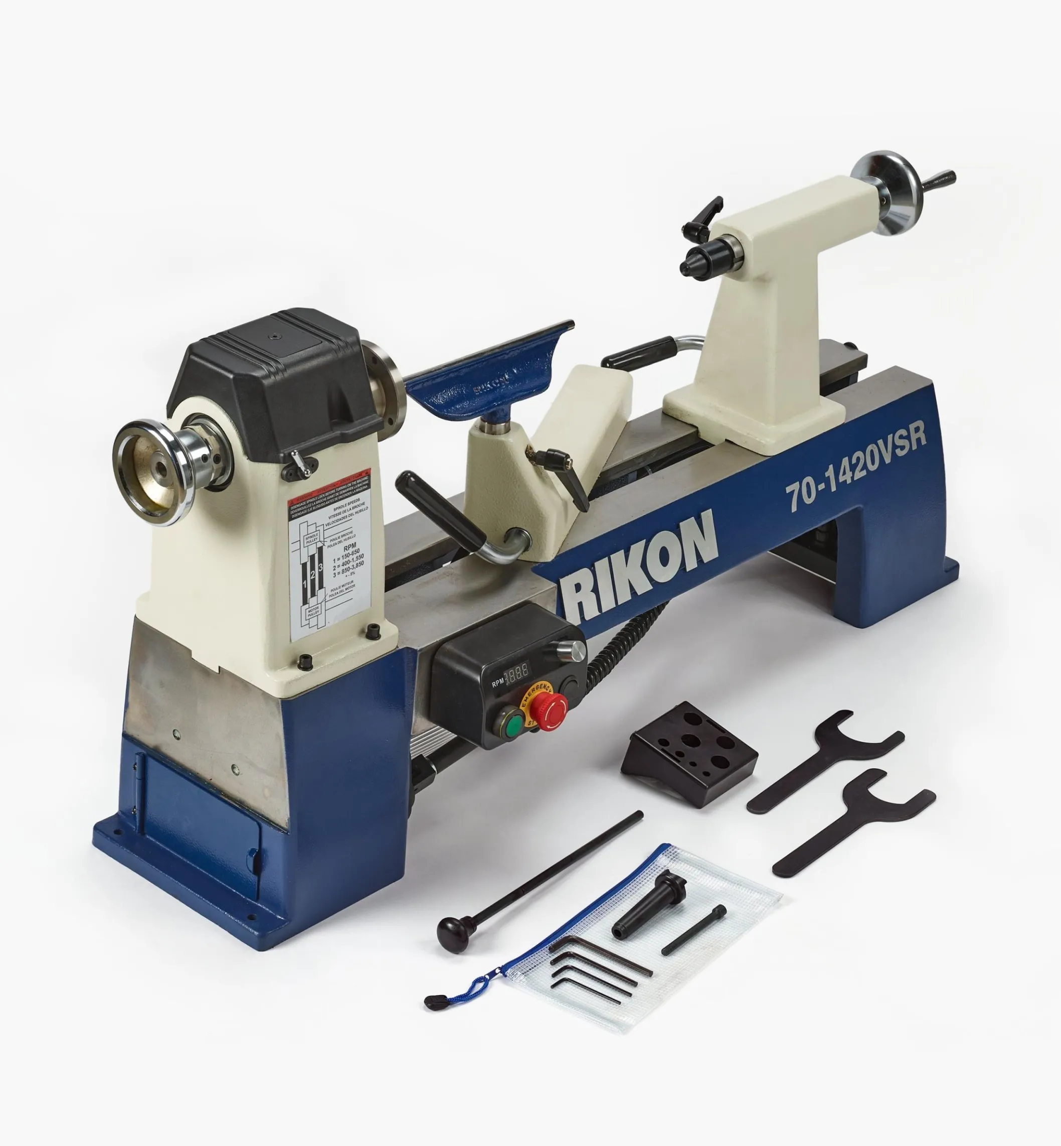Rikon 14" × 20" Midi Lathe (70-1420VSR)