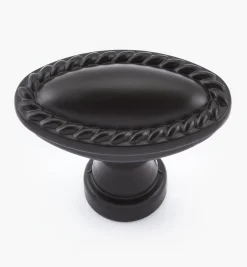 Rope-Edge Oval Knob