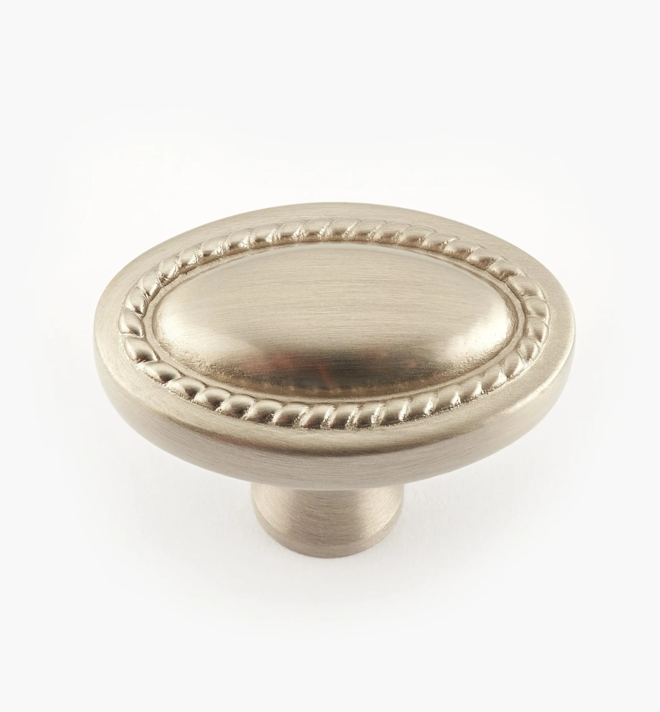 Rope-Edged Oval Knob
