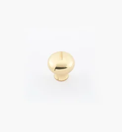 Round Brass Plain Knobs