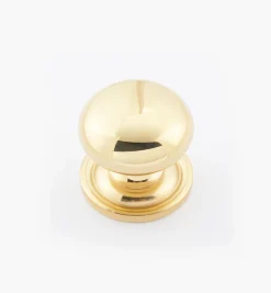 Round Brass Plain Knobs