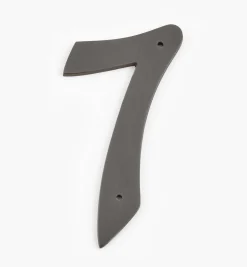 Script Cast Brass House Numbers