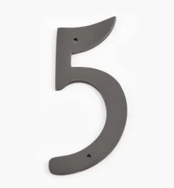 Script Cast Brass House Numbers