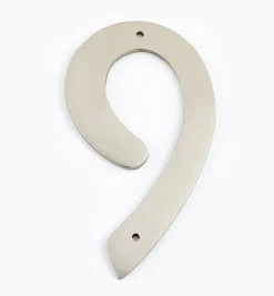 Script Cast Brass House Numbers