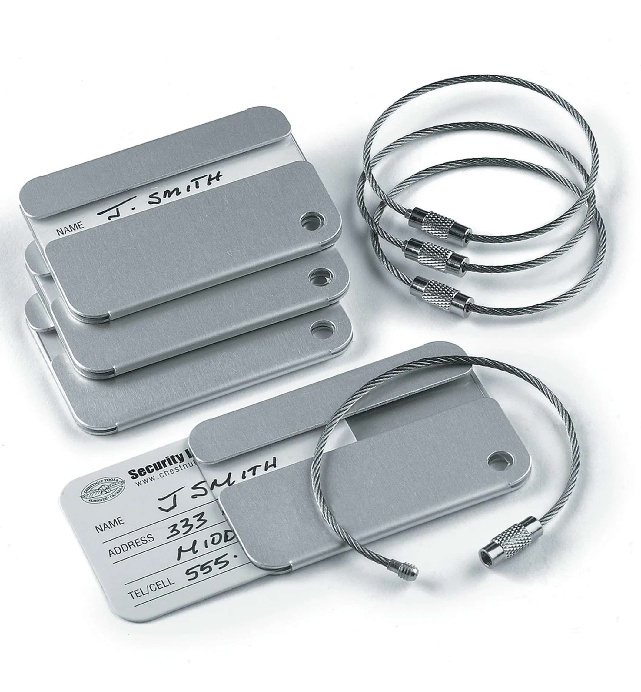 Security-Style Luggage Tags