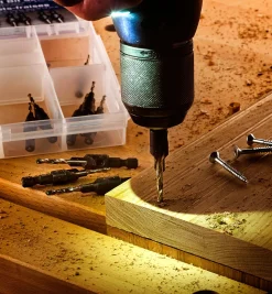 Set Of 10 Countersink/Counterdrill Pilot Bits