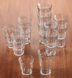 Set Of 16 Duralex Glasses