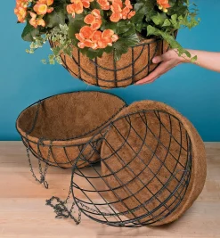 Set Of 3 Hanging Baskets