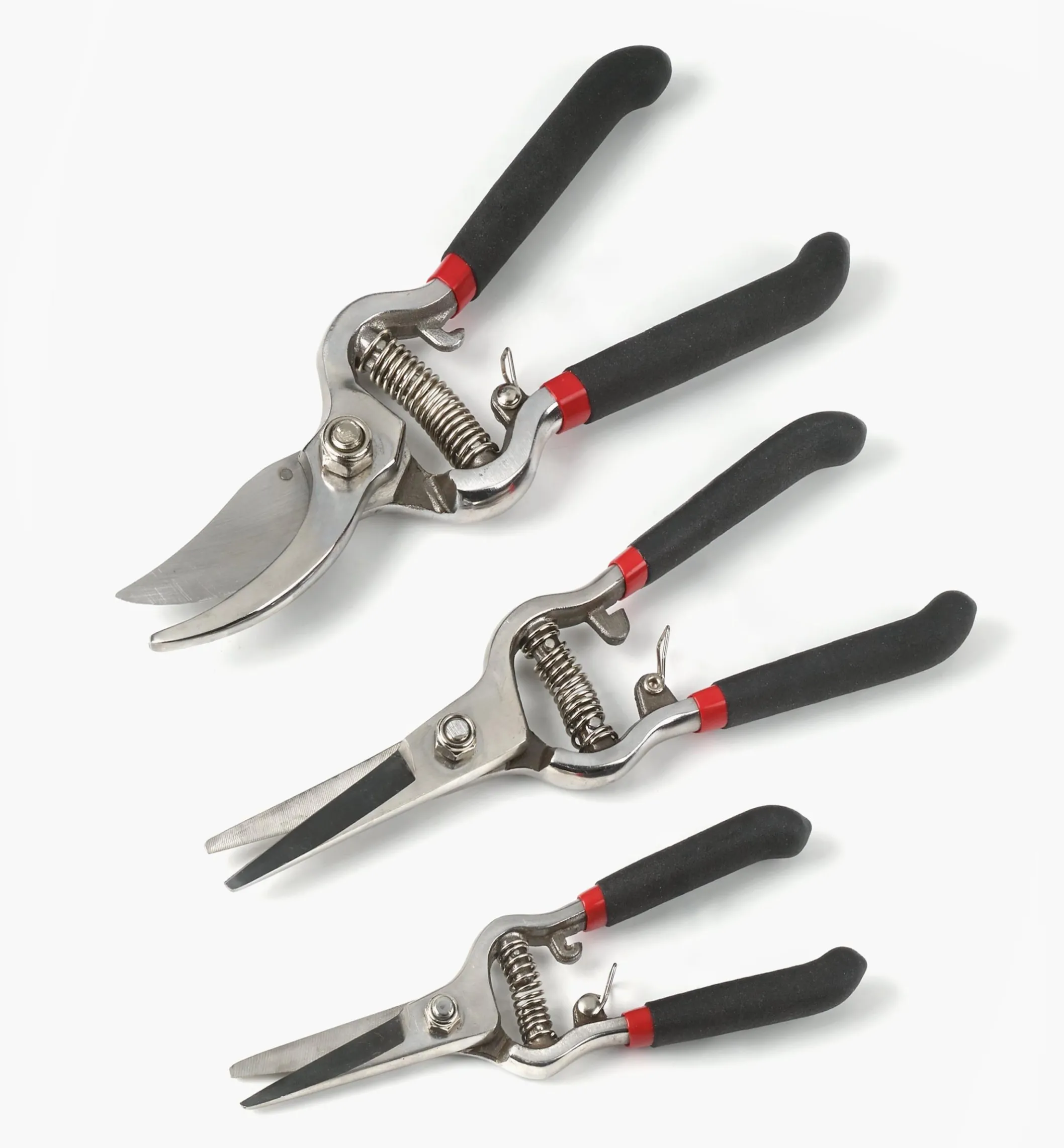 Set Of 3 Stainless-Steel Pruning Tools