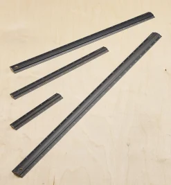 Set Of 4 Veritas Imperial Aluminum Bench Rules