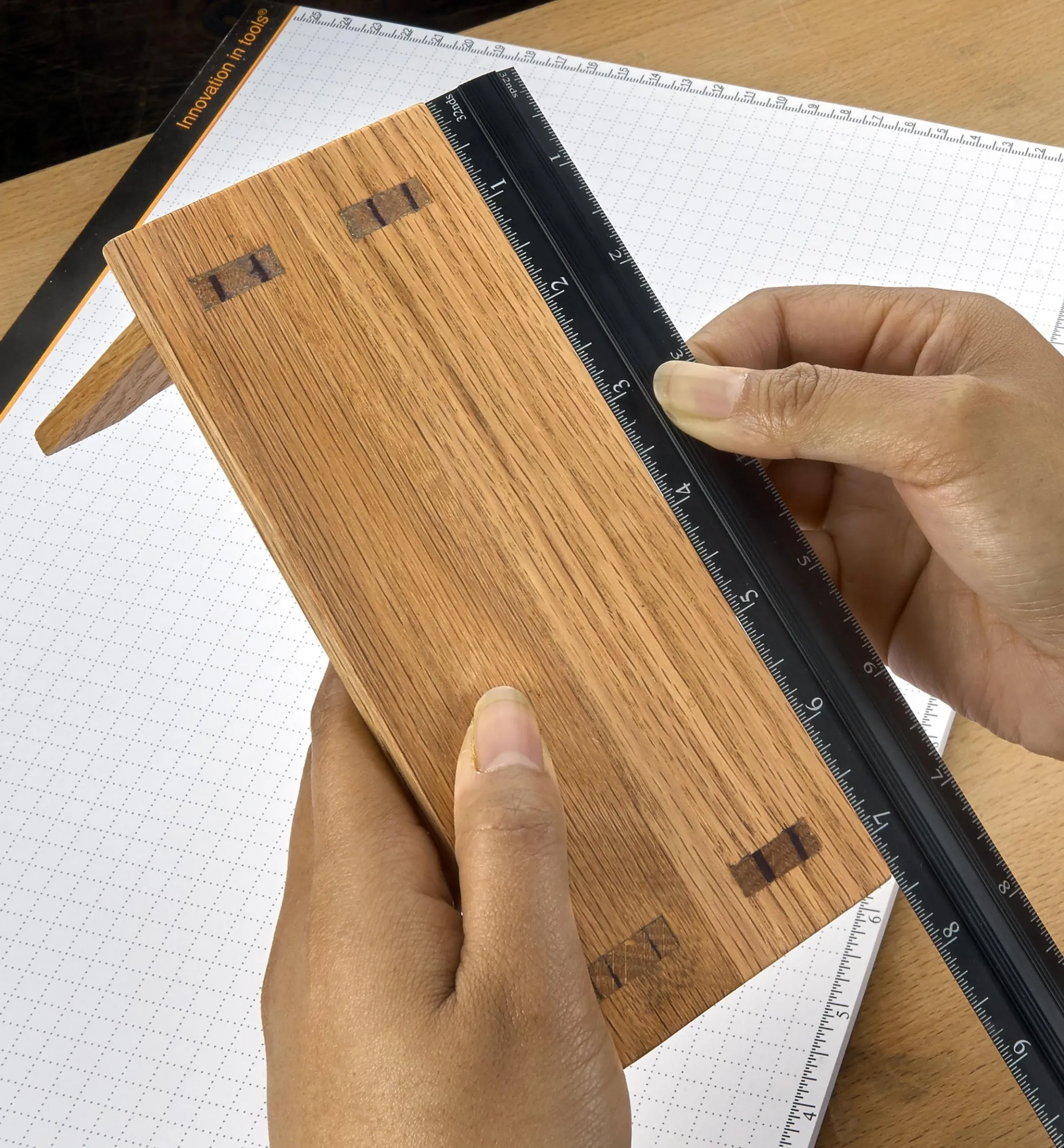 Set Of 4 Veritas Imperial Aluminum Bench Rules