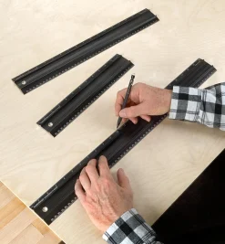 Set Of 3 Veritas Imperial/Metric Shop Rules