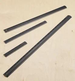 Set Of 4 Veritas Imperial/Metric Aluminum Bench Rules