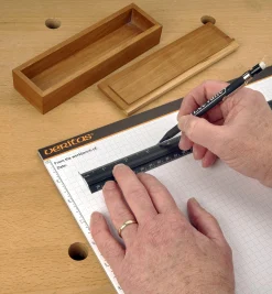 Set Of 4 Veritas Imperial/Metric Aluminum Bench Rules