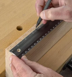 Set Of 4 Veritas Imperial/Metric Aluminum Bench Rules