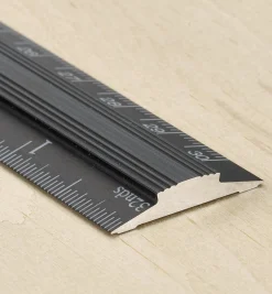 Set Of 4 Veritas Imperial/Metric Aluminum Bench Rules