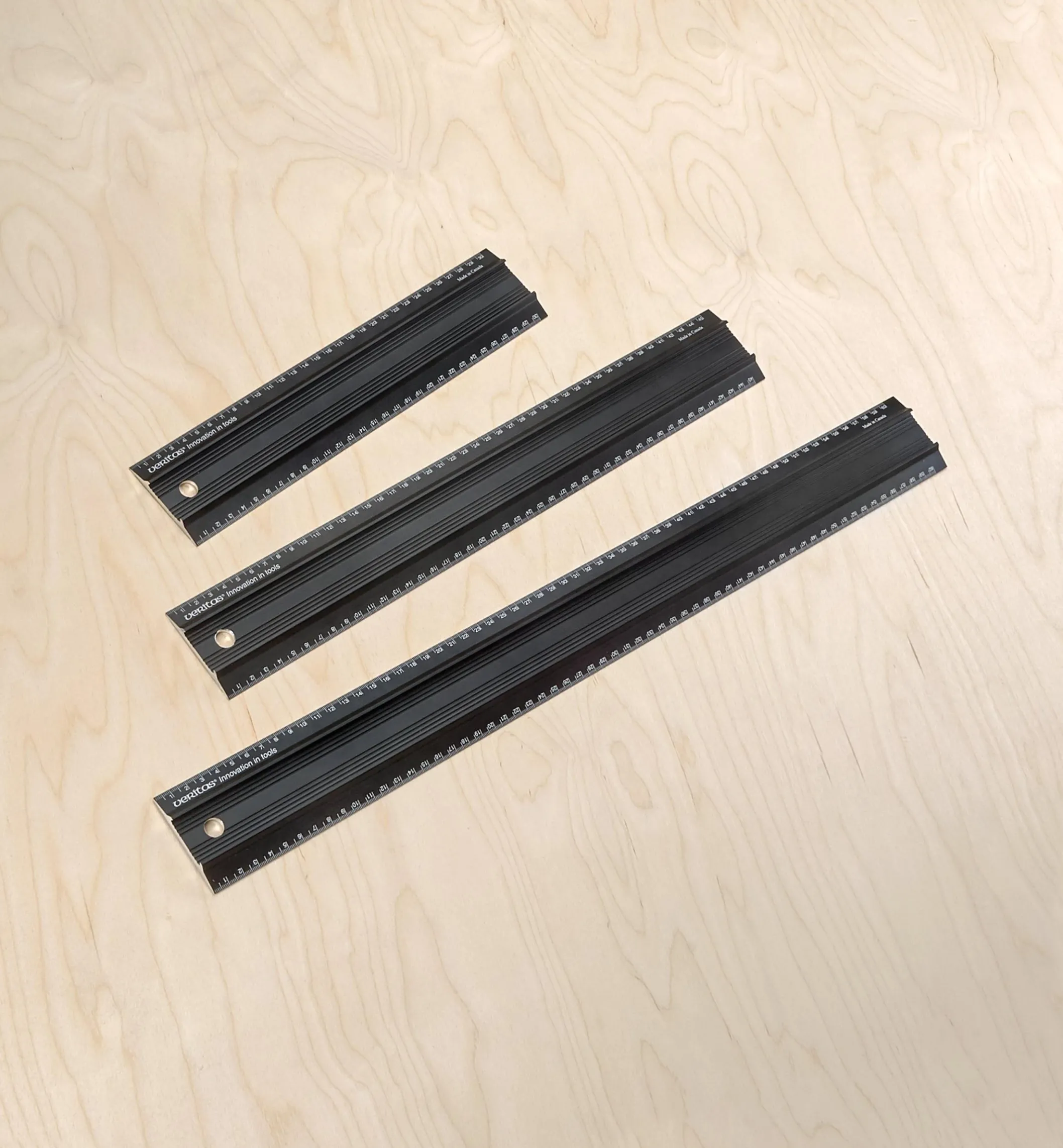 Set Of 3 Veritas Metric Shop Rules