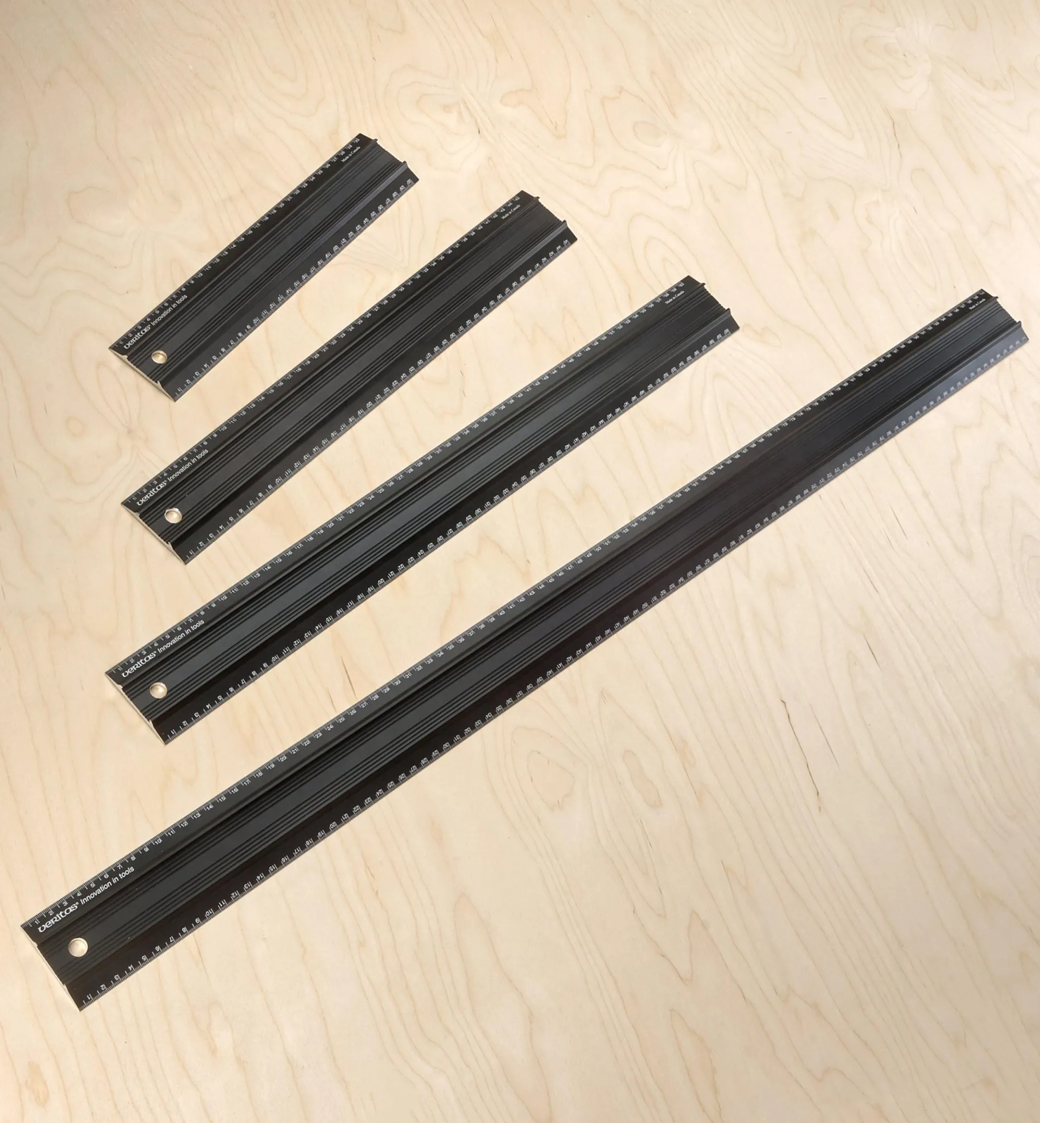 Set Of 4 Veritas Metric Shop Rules