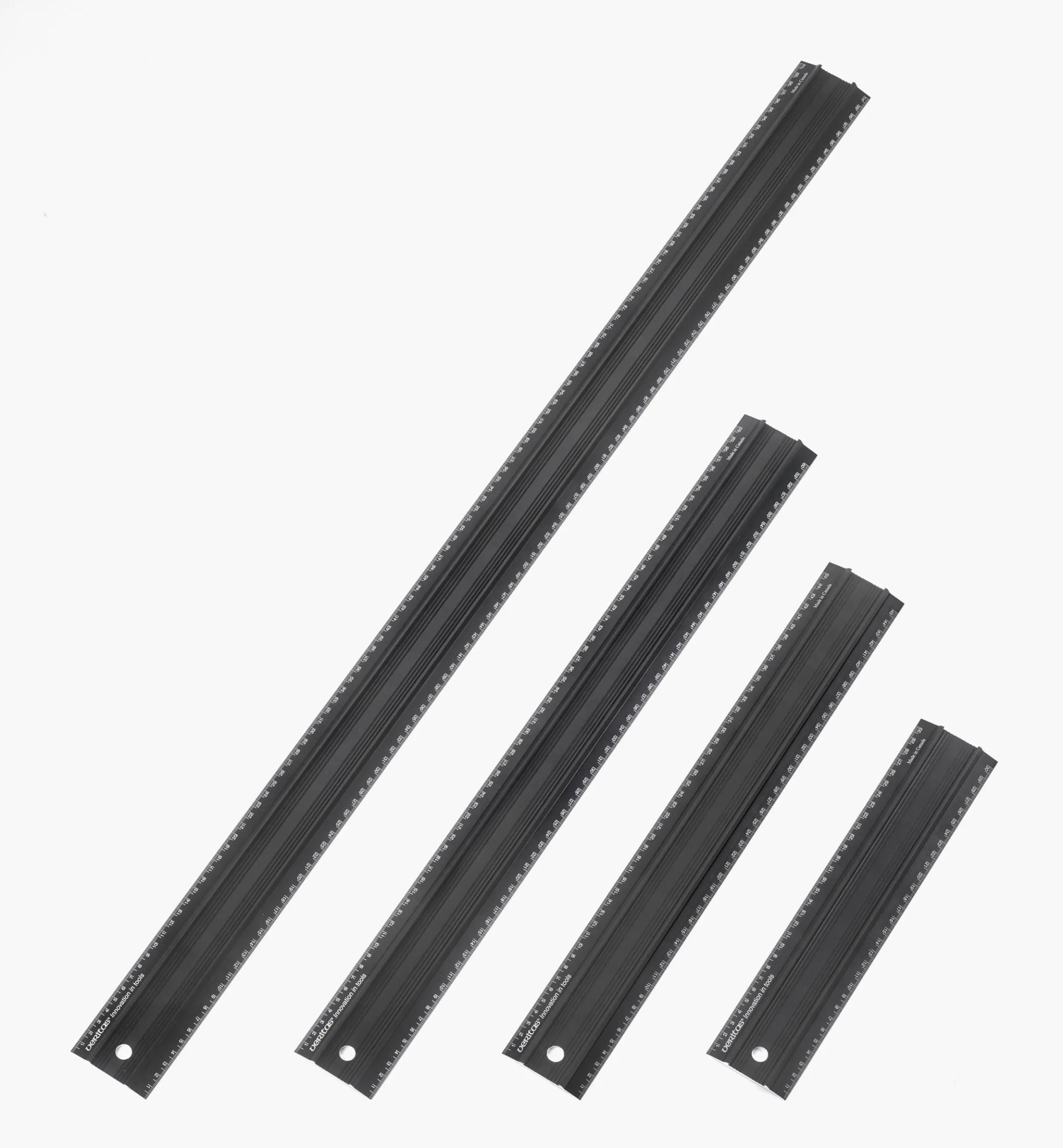 Set Of 4 Veritas Metric Shop Rules